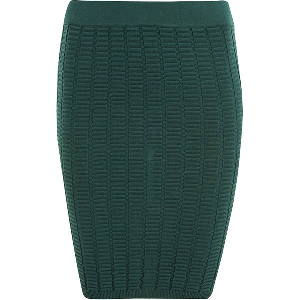 Y.A.S Women's Nora Coordinating Knitted Skirt - Green Gables