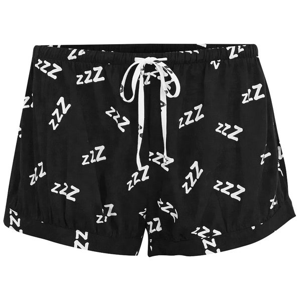 MINKPINK Women's 101 Sleeps Pyjama Shorts - Black