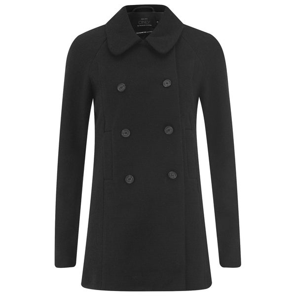 ONLY Women's Emmelie Wool Coat - Black