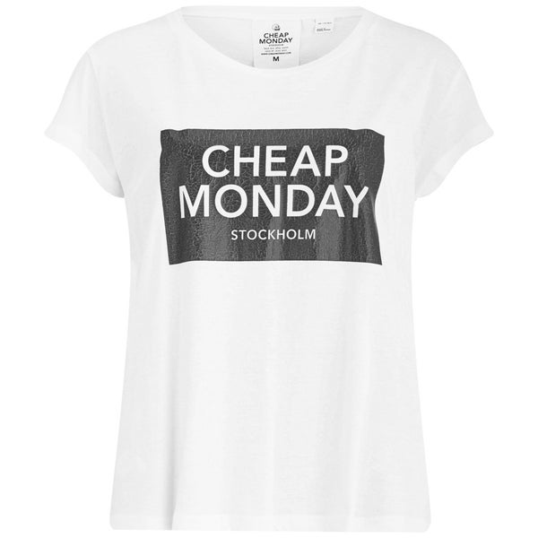 Cheap Monday Women's Have Cracked Slogan T-Shirt - White