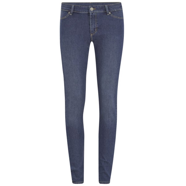 Cheap Monday Women's Super Soft Low Rise Super Skinny Jeans - Mid Blue