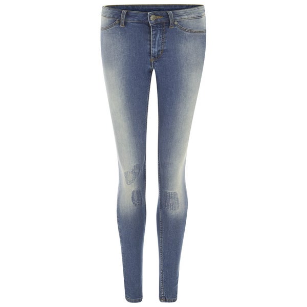 Cheap Monday Women's Super Soft Mid Rise Super Skinny Jeans - Denim Luv