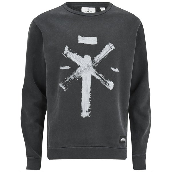 Cheap Monday Men's Per Tribal Cross Sweatshirt - Black