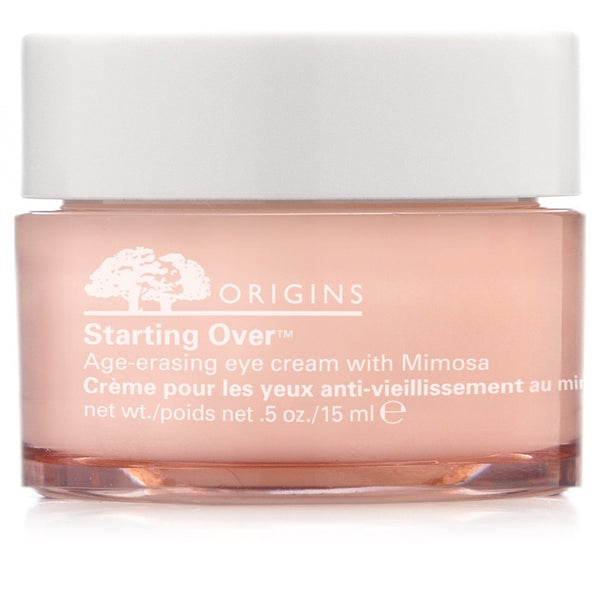 Crema contorno de ojos antiedad con mimosa Origins Starting Over Age-Erasing Eye Cream