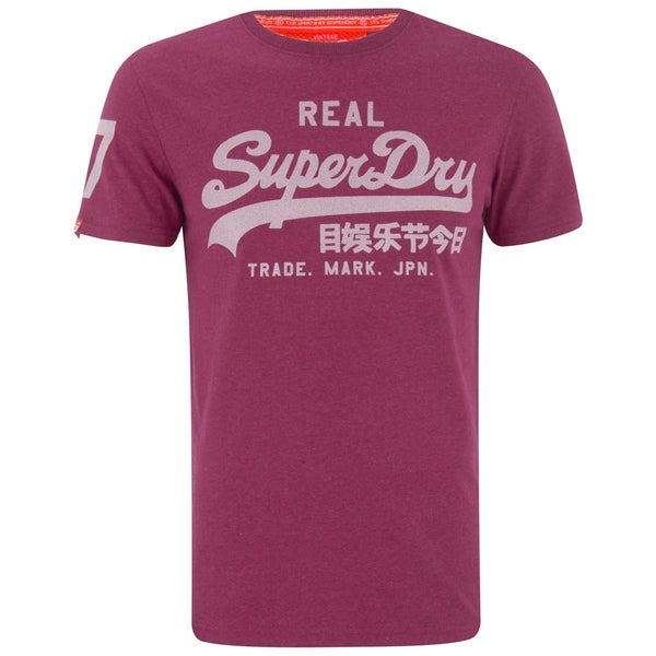 Superdry Men's Vintage Logo Entry T-Shirt - Cherry Concrete