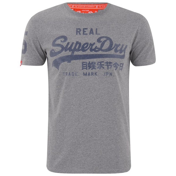 Superdry Men's Vintage Logo Entry T-Shirt - Dark Concrete