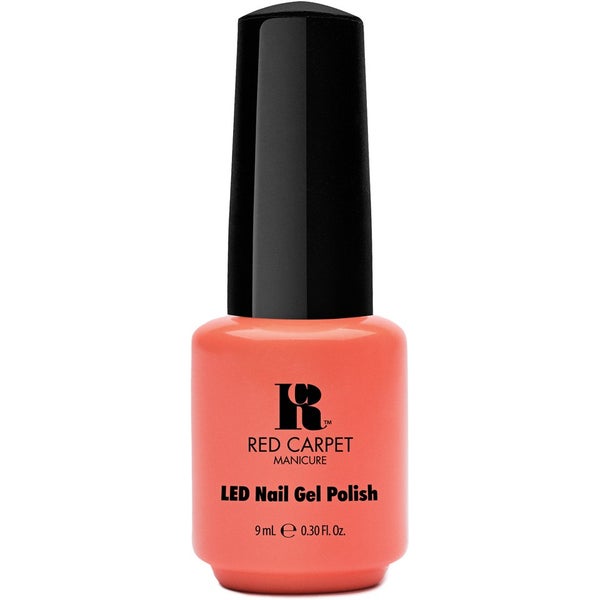 Verniz de Gel LED Staycation da Red Carpet Manicure - Summer Peach Coral Crème (9 ml)
