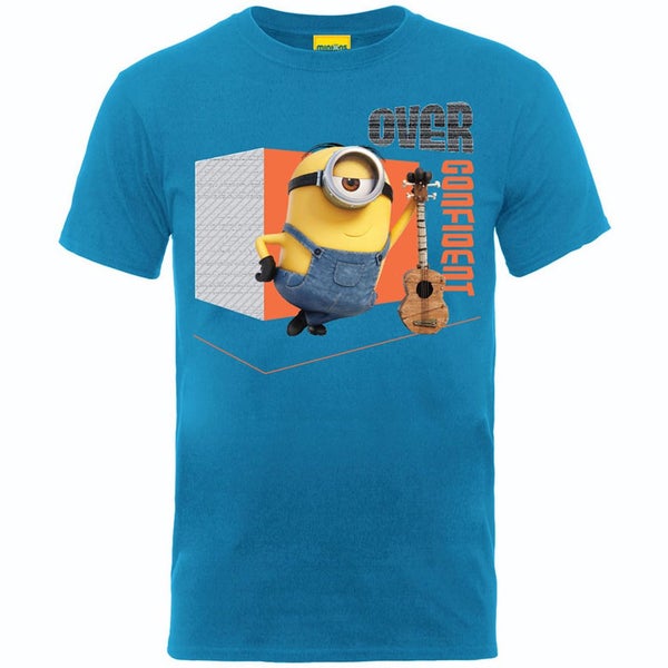 Minions Over Confident Men's T-Shirt - Antique Sapphire
