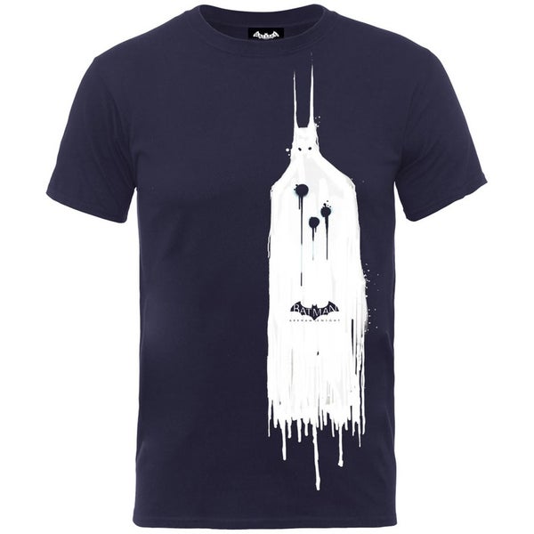 DC Comics Batman Arkham Knight Ghost Men's T-Shirt - Navy