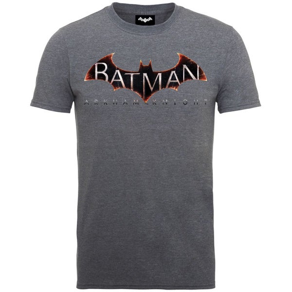 DC Comics Batman Arkham Knight Logo Men's T-Shirt - Dark Heather