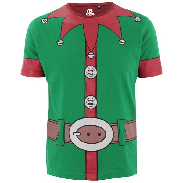 Xplicit Men's Santa Suit Christmas T-Shirt - Jolly Green