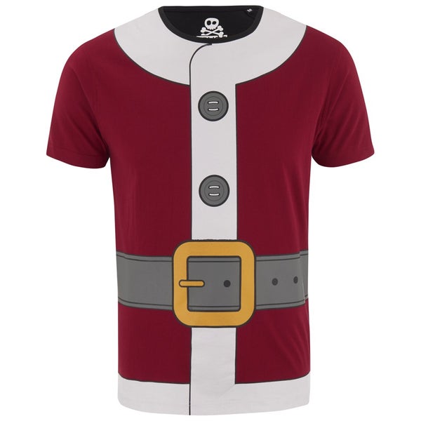 Xplicit Men's Santa Suit Christmas T-Shirt - Blood Red
