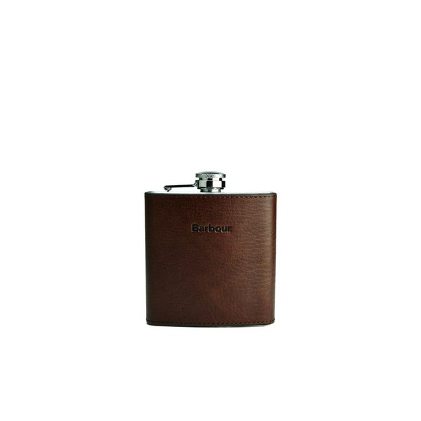 Barbour Men's Hip Flask Giftbox - Tan