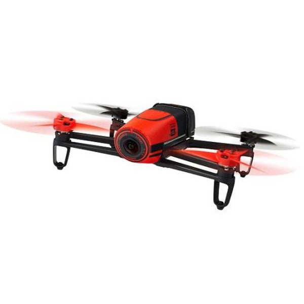 Parrot Bebop Drone (Embedded GPS, 14MP Camera, 1080p HD Camcorder, 8GB Flash Storage) - Red