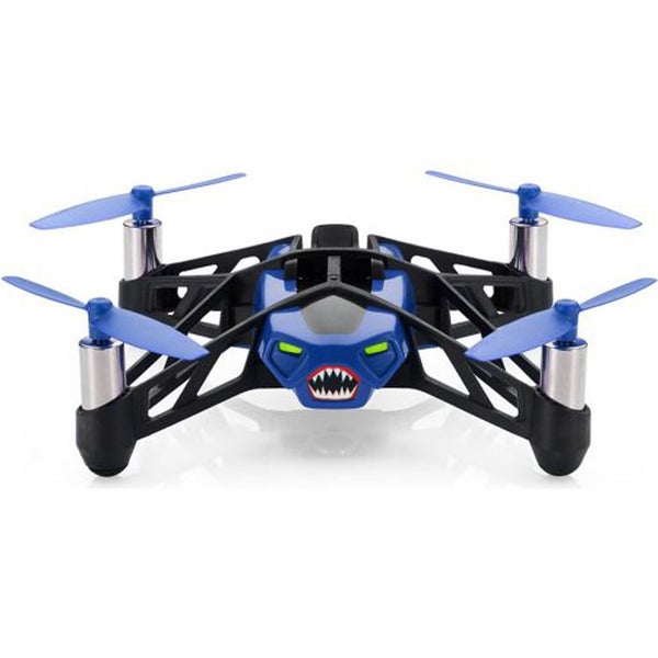 Parrot Minidrone Rolling Spider Drone with Camera - Blue - Manufacturer Refurbished