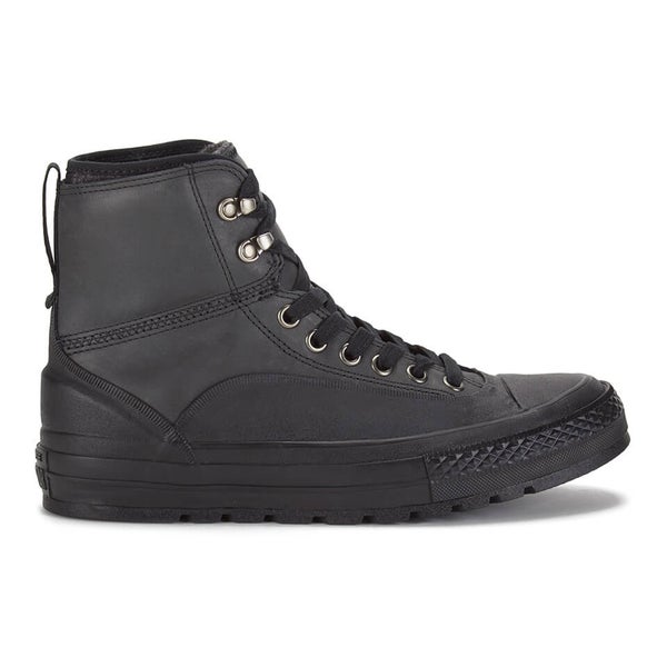 Converse Men's Chuck Taylor All Star Tekoa Leather Lace Up Boots - Black/Black/Black
