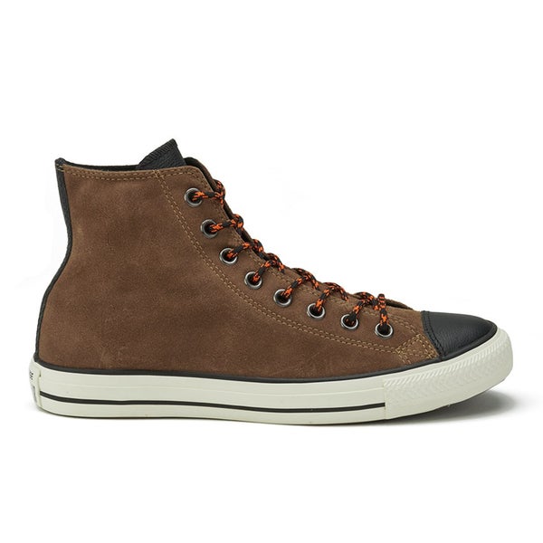 Converse Men's Chuck Taylor All Star Suede/Leather Hi-Top Trainers - Cashew/Black/Turtle