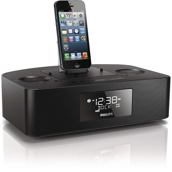Philips AJ7050D/05 Lightening Connector Docking Station for iPod/iPhone/iPad - Black