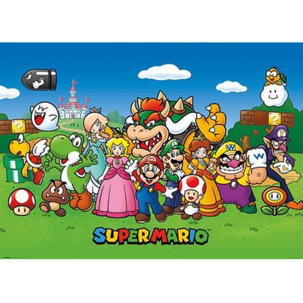 Nintendo Super Mario Animated - 40 x 55 Inches Giant Poster