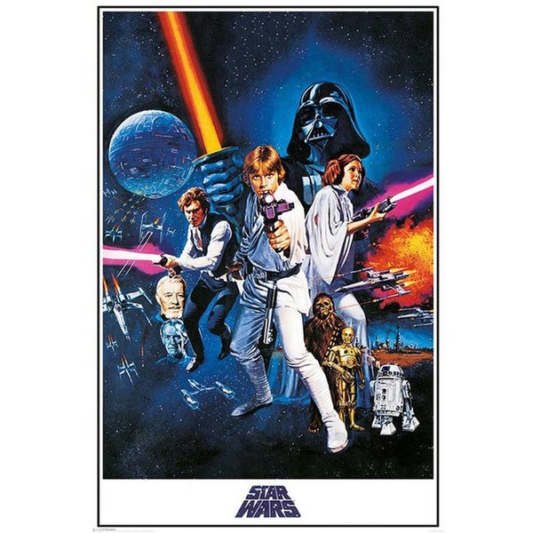 Star Wars A New Hope One Sheet - 24 x 36 Inches Maxi Poster