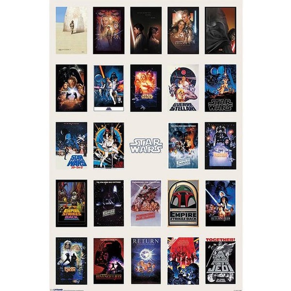 Star Wars One Sheet Collage - 24 x 36 Inches Maxi Poster