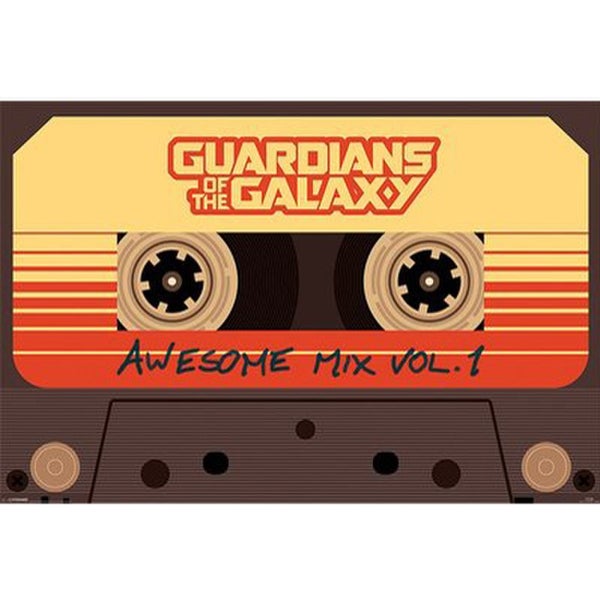 Marvel Guardians Of The Galaxy Awesome Mix Vol 1 - 24 x 36 Inches Maxi Poster