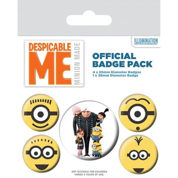 Despicable Me Minions - Badge Pack
