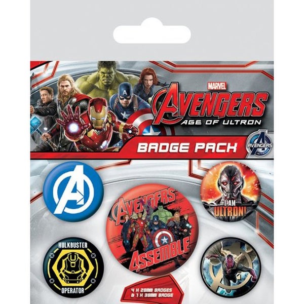 Marvel Avengers Age Of Ultron - Badge Pack
