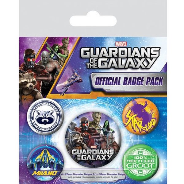 Marvel Guardians Of The Galaxy - Badge Pack