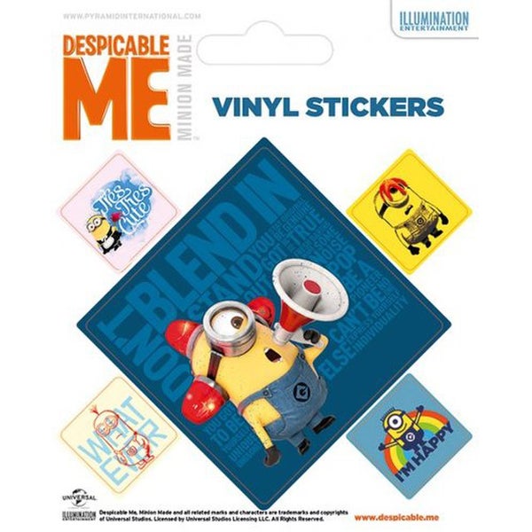 Despicable Me Minions Square - Sticker