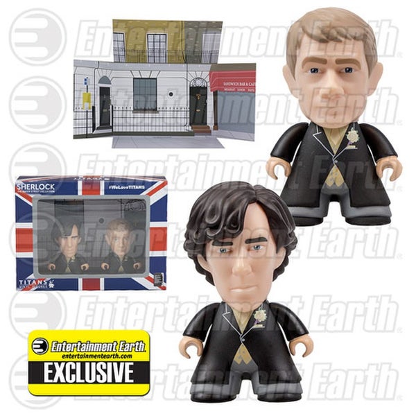 Sherlock Titans Sherlock and John Wedding Suit Entertainment Earth 2-Pack Mini-Figure Set