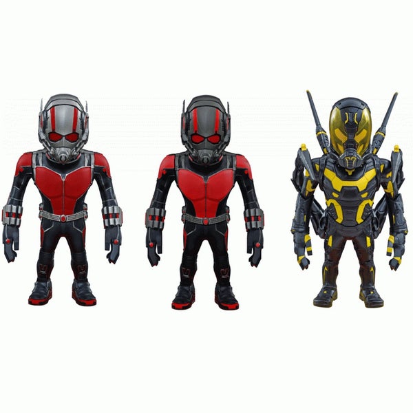 Lot de 3 Figurines Ant-Man à Têtes Branlantes Bobble Heads - Artist Mix Deluxe