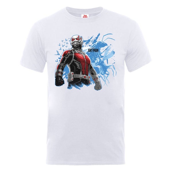 Marvel Men's Ant Man Standing T-Shirt - White