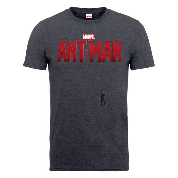 Marvel Men's Ant Man Tiny Ant Man T-Shirt - Dark Heather