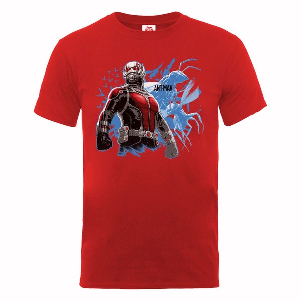 Marvel Men's Ant Man Standing T-Shirt - Red