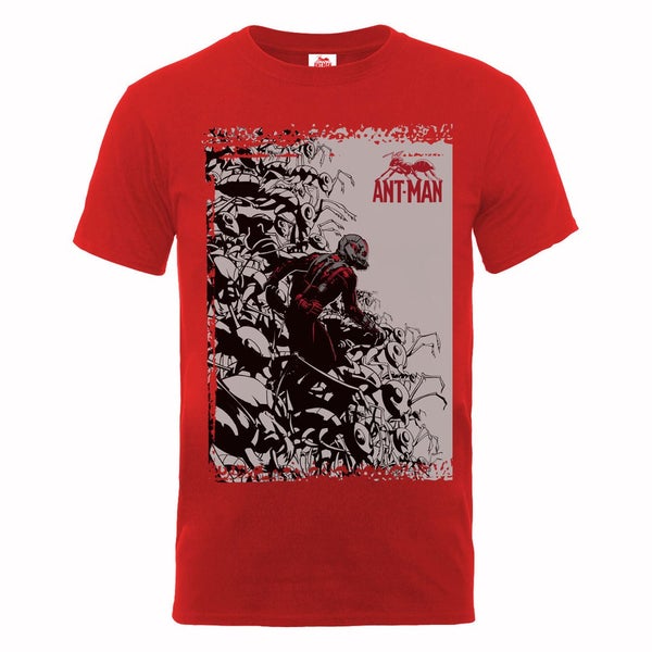 Marvel Men's Ant Man Army T-Shirt - Red