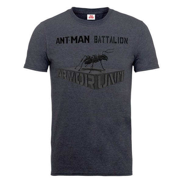 Marvel Men's Ant Man Batallion T-Shirt - Dark Heather