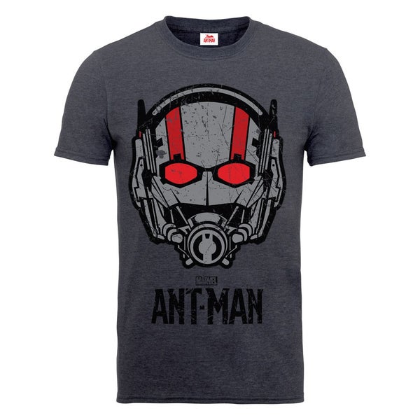 Marvel Men's Ant Man Helmet T-Shirt - Dark Heather