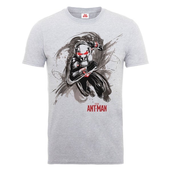 Marvel Men's Ant Man Running T-Shirt - Heather Grey