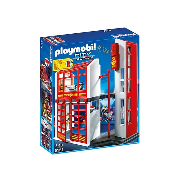 Caserne de pompiers avec alarme -Playmobil (5361)