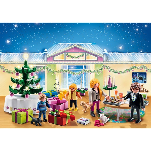 Playmobil Advent Calendar Christmas Room with Tree (5496)
