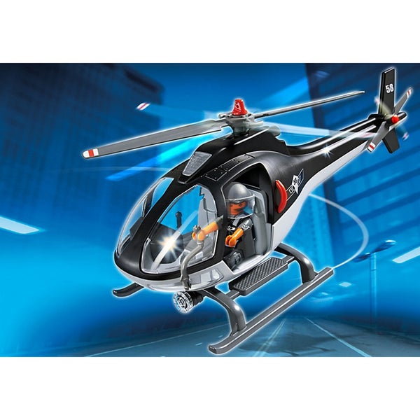 Playmobil -Hélicoptère avec policier des forces spéciales (5563)