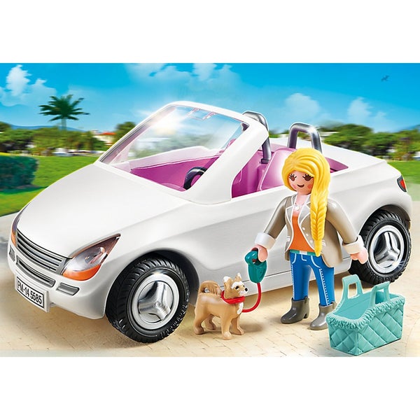 Playmobil Convertible Car with Woman (5585)