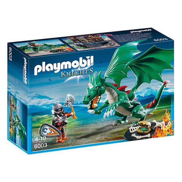 Chevalier avec grand dragon vert (6003) -Playmobil