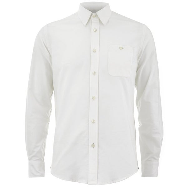 Knutsford x Tripl Stitched Men's Long Sleeve Oxford Shirt - Cream