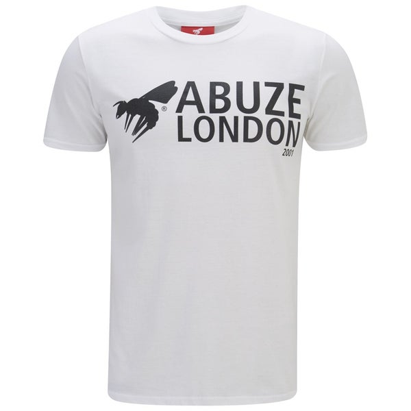 Abuze London Men's Roman Sans T-Shirt - White