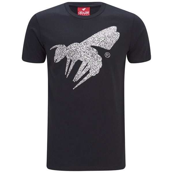 Abuze London Men's Static Wasp Print T-Shirt - Black