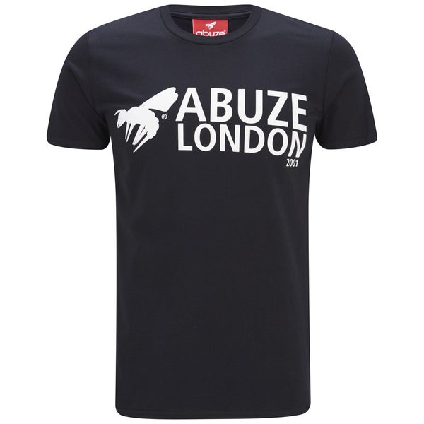 Abuze London Men's Roman Sans T-Shirt - Black