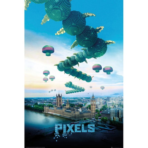 Pixels Centipede - 24 x 36 Inches Maxi Poster