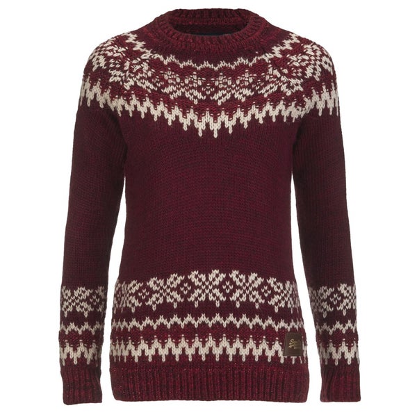 Superdry Women's Courcheval Knitted Jumper - Red